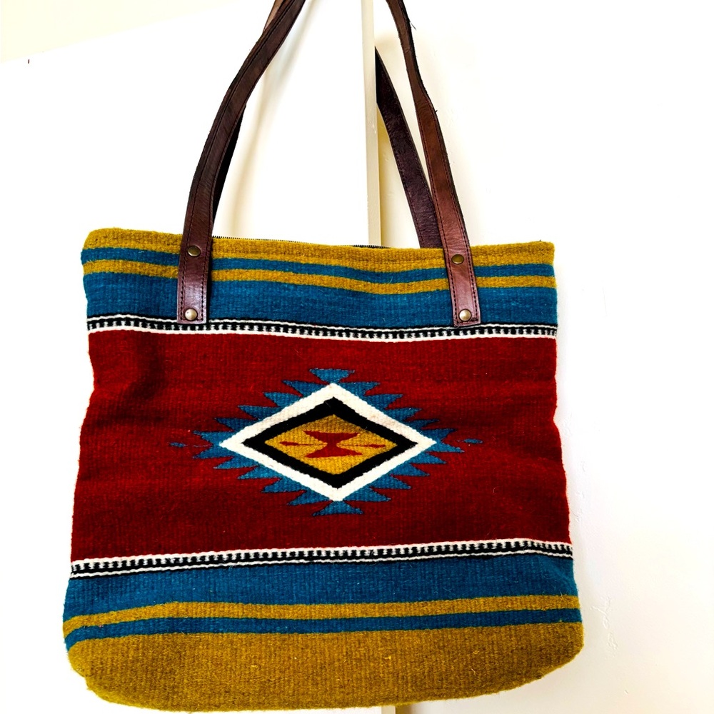 Ethical Handbags Wool  Bag New With No Tags Oaxaca,Mex.